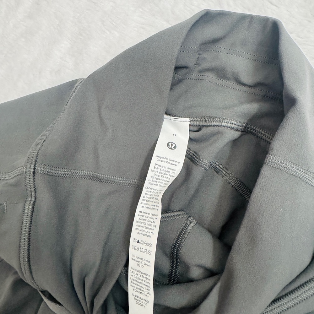 Sold out lululemon groove wide leg onyx grey size 0 - Picture 5 of 9